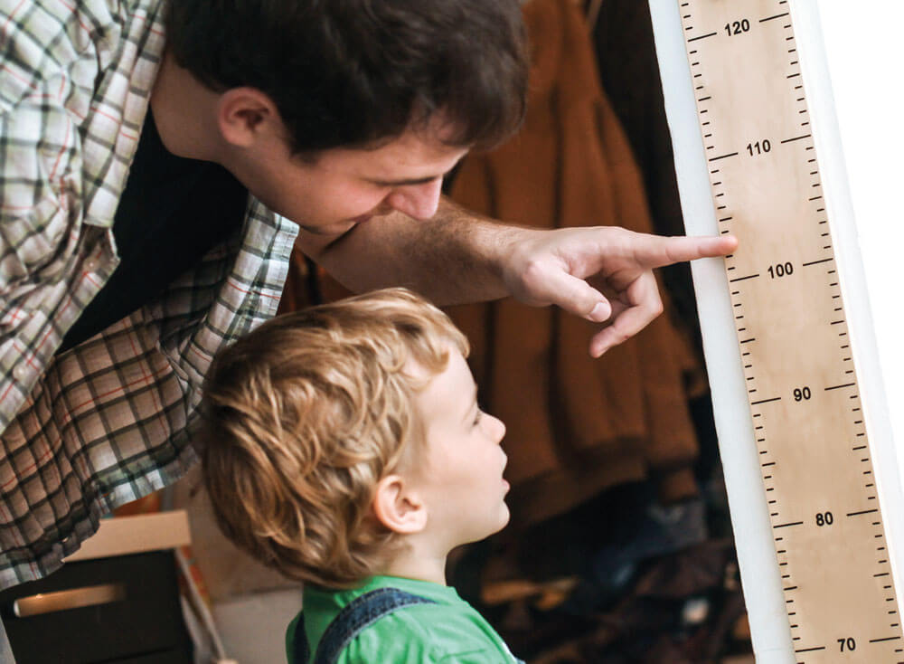 boy with dad