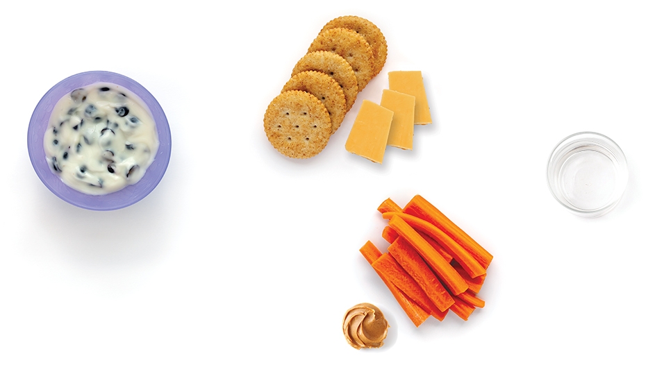 Snack options for child aged 3.5&ndash;4 years