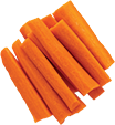Carrot sticks snack